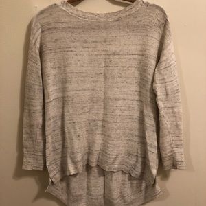 High-low sweater